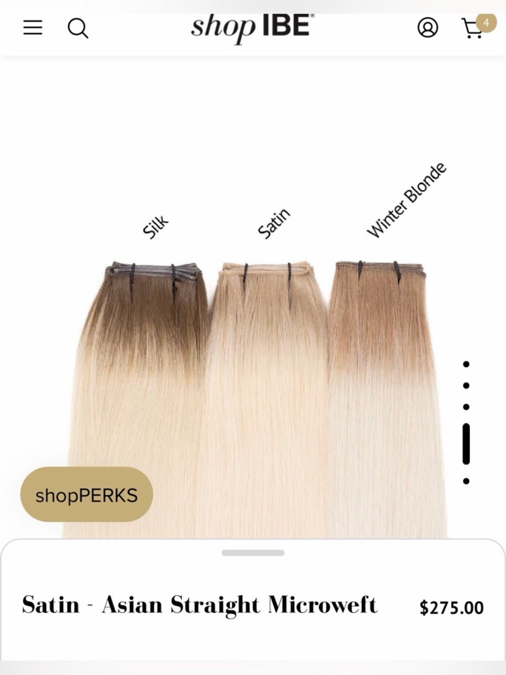 IBE Satin Asian Straight Microweft Hair Extensions